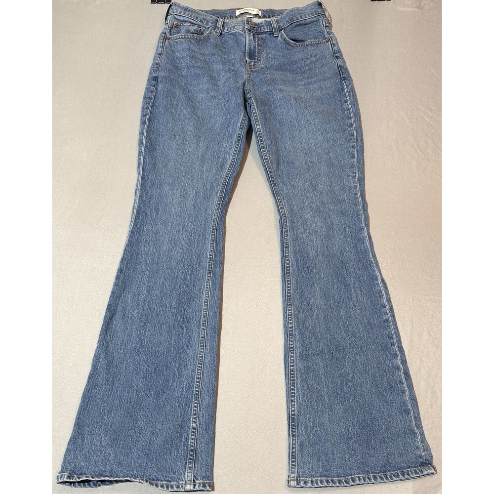 Abercrombie & Fitch Women's Blue Boot Cut Jeans
